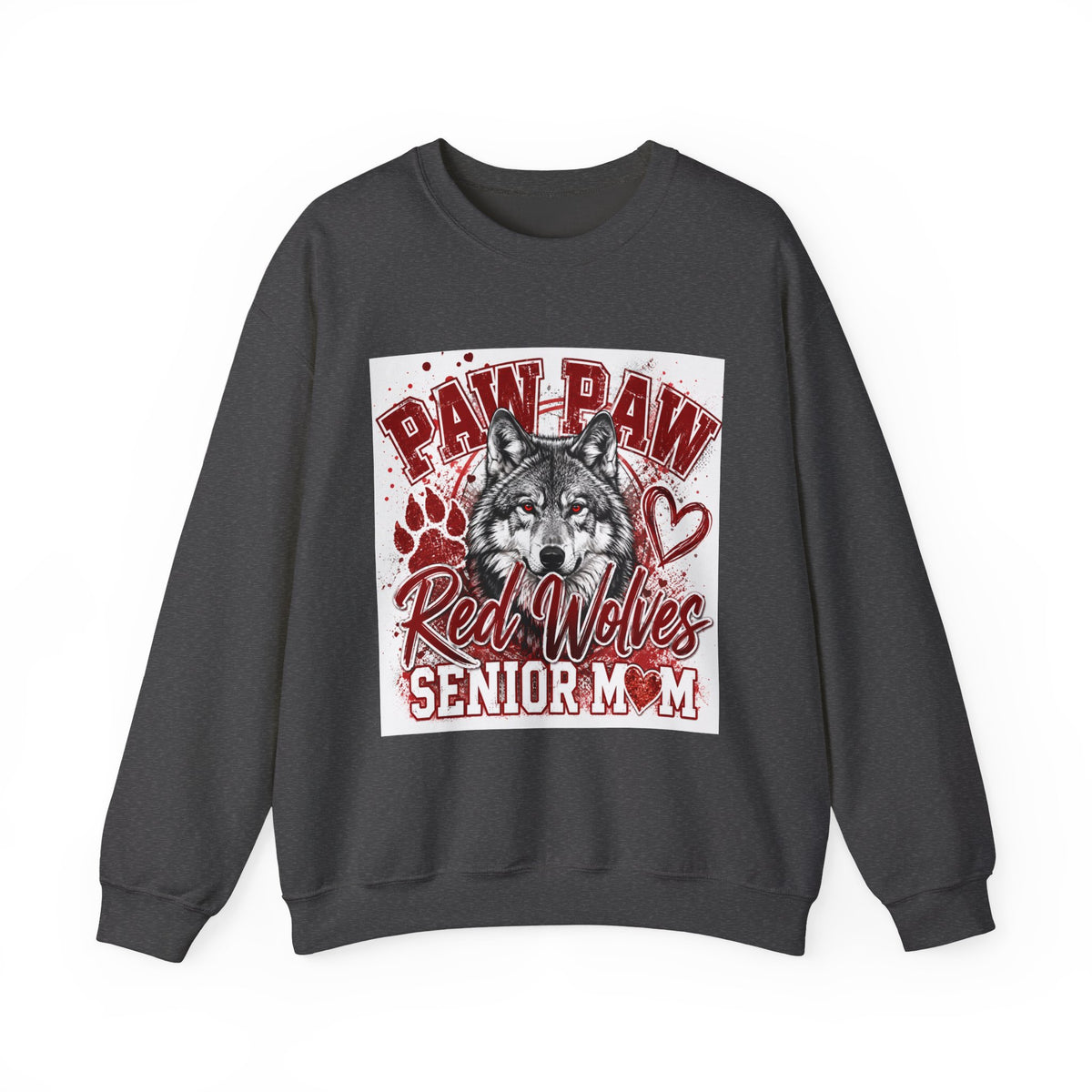 Red Wolves 'Paw Paw' Senior Crewneck Sweatshirt