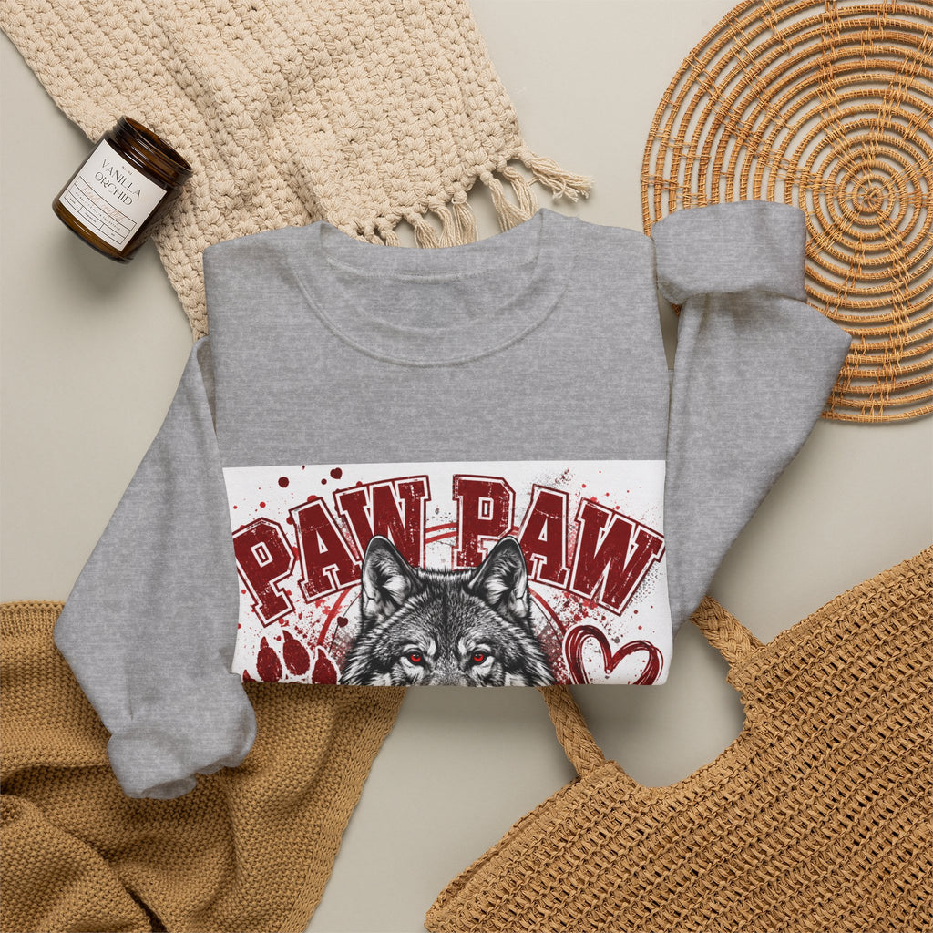 Red Wolves 'Paw Paw' Senior Crewneck Sweatshirt